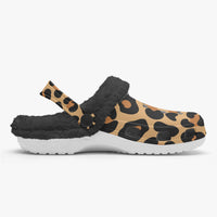 Leopard Print Clogs Unisex Funky Work Shoes