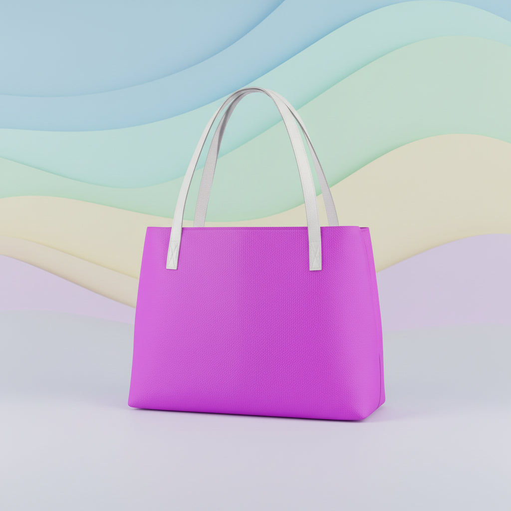 Neon Pink Handbag | Pink Shoulder Handbag