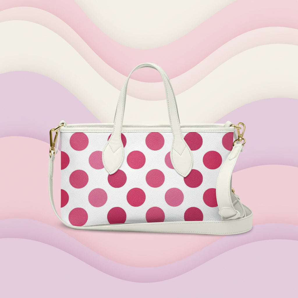 Pink Polka Dot Handbag | Pink Mini Handbag
