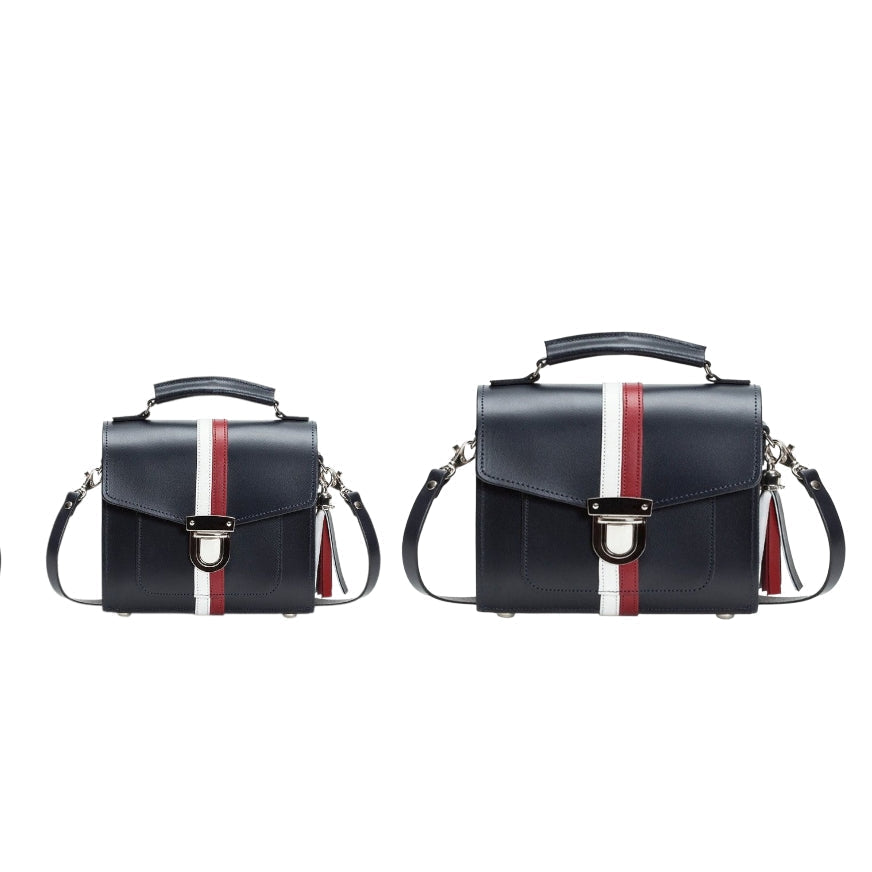 Handmade Leather Sugarcube Handbag - British Edit-2