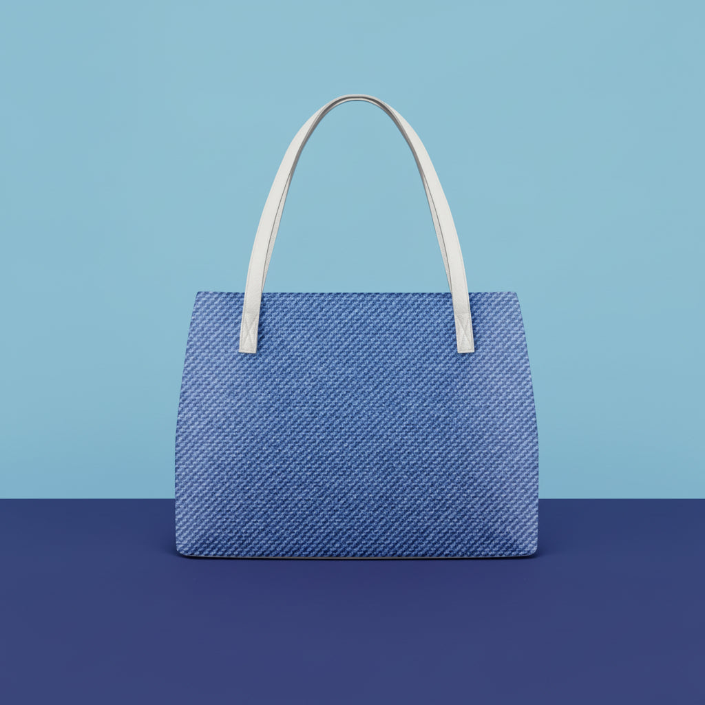 Denim Blue Handbag | Blue Shoulder Handbag