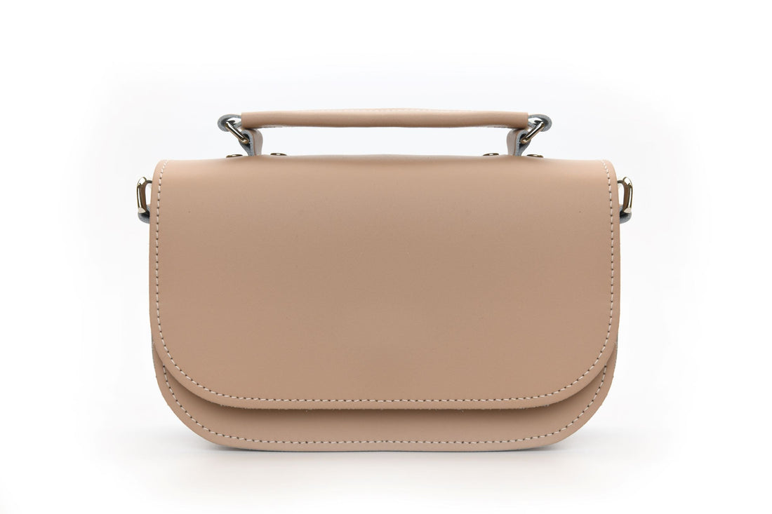 Aura Handmade Leather Bag - Iced Coffee-0
