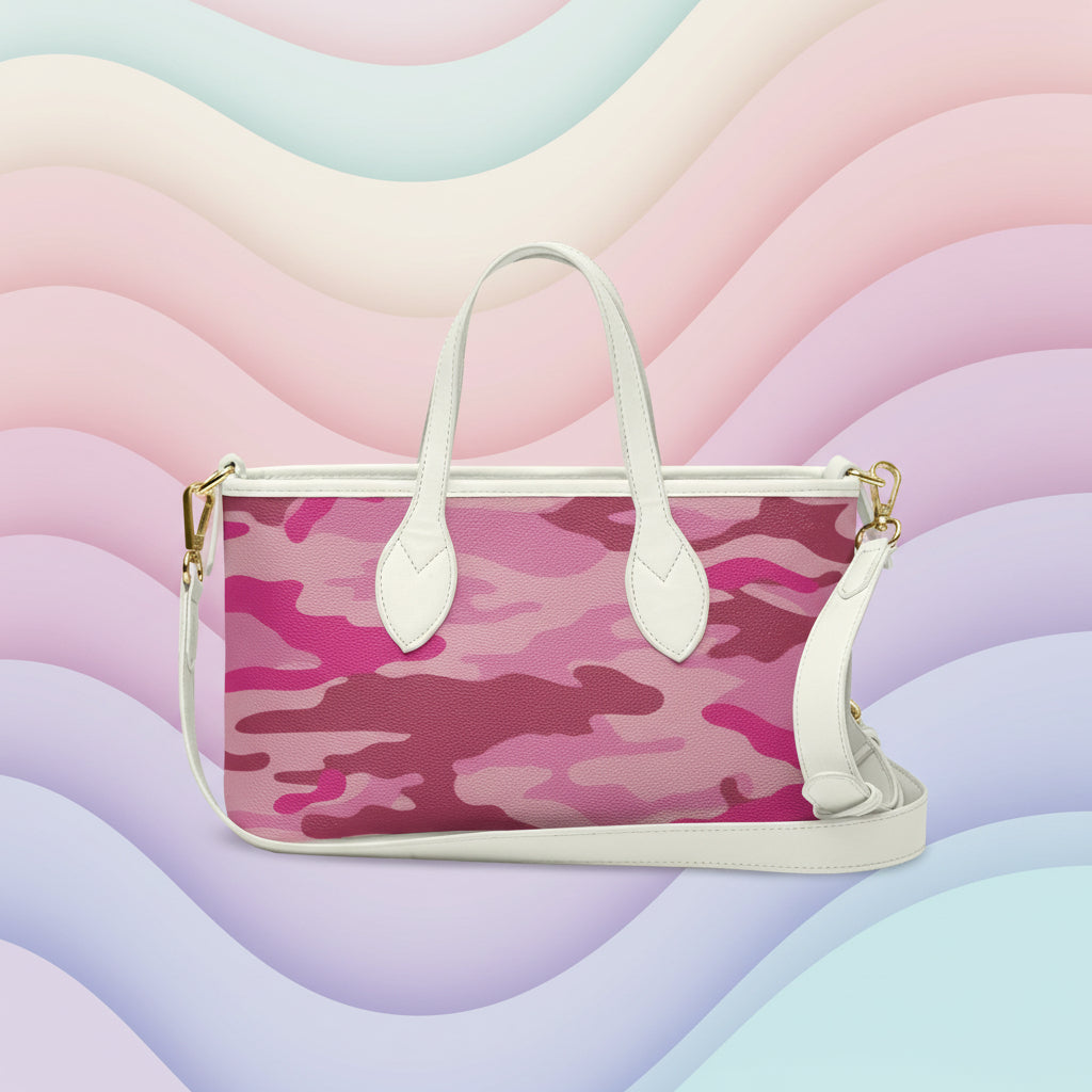 Pink Camouflage Handbag | Pink Mini Handbag