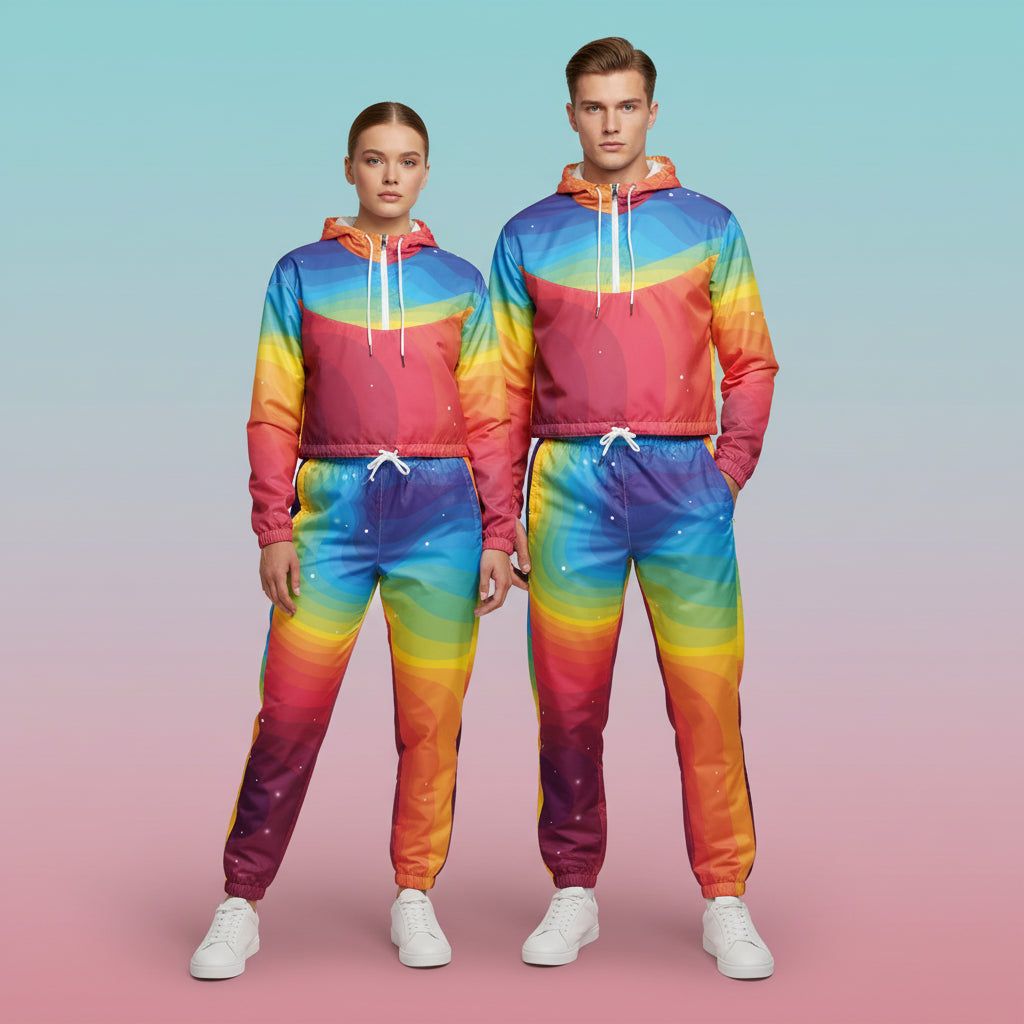 Colorful Windbreaker Jacket | Women&