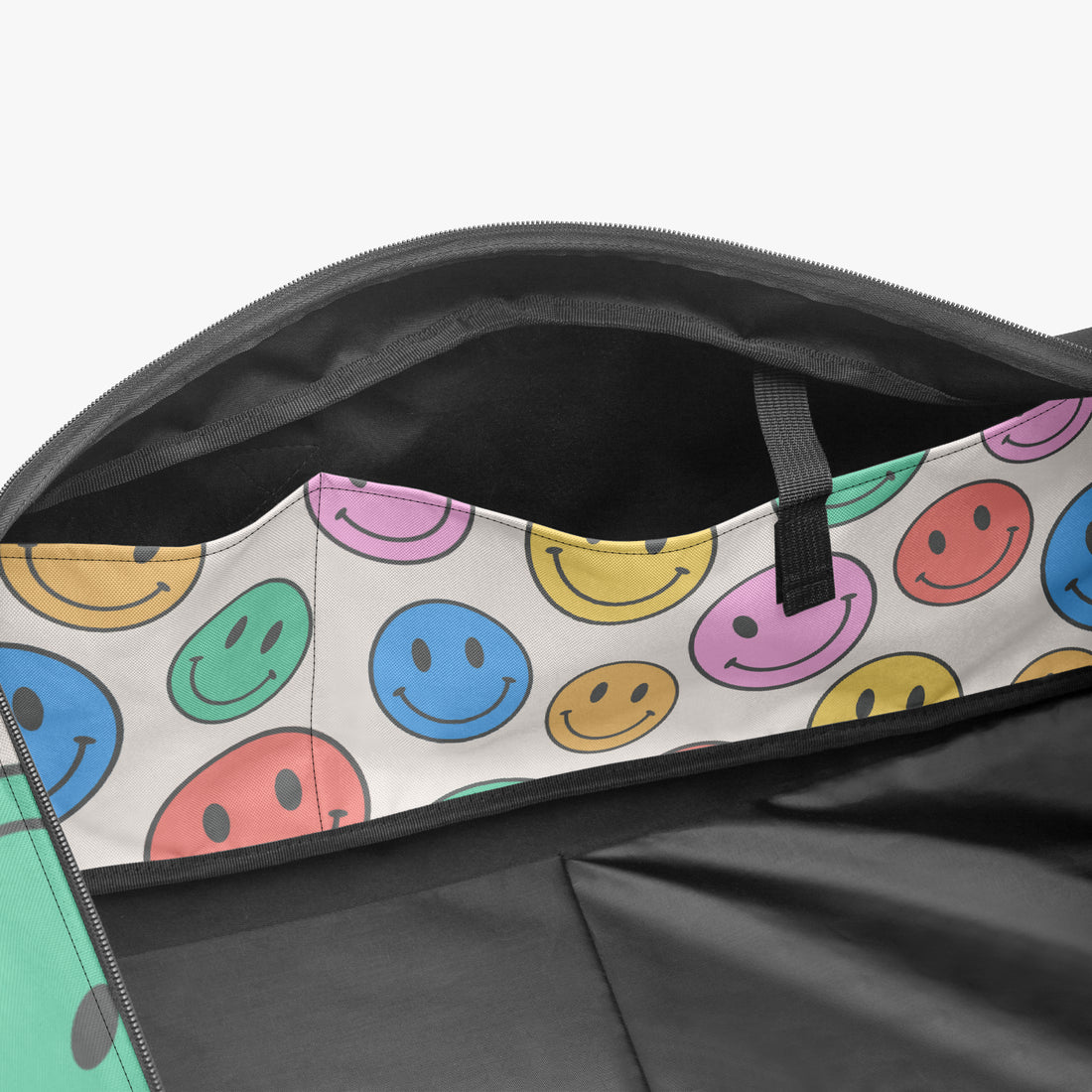 Smiley Face Funky Duffle Bag Cute Canvas