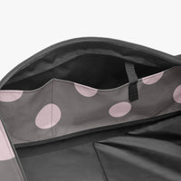 Brown Polka Dot Duffle Bag