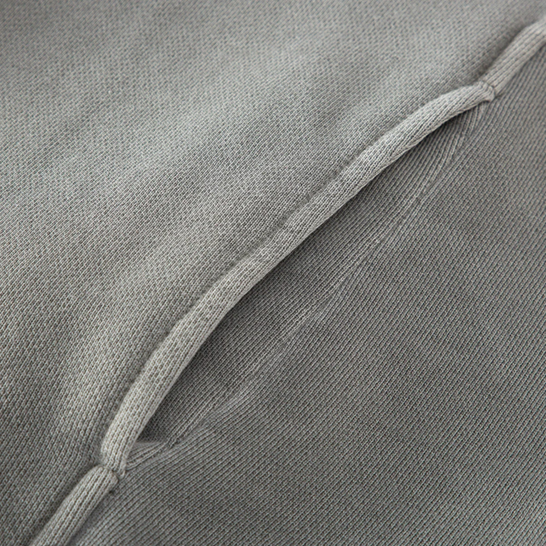 Washed Slit Hem Turtleneck Unisex Hoodie S-XL