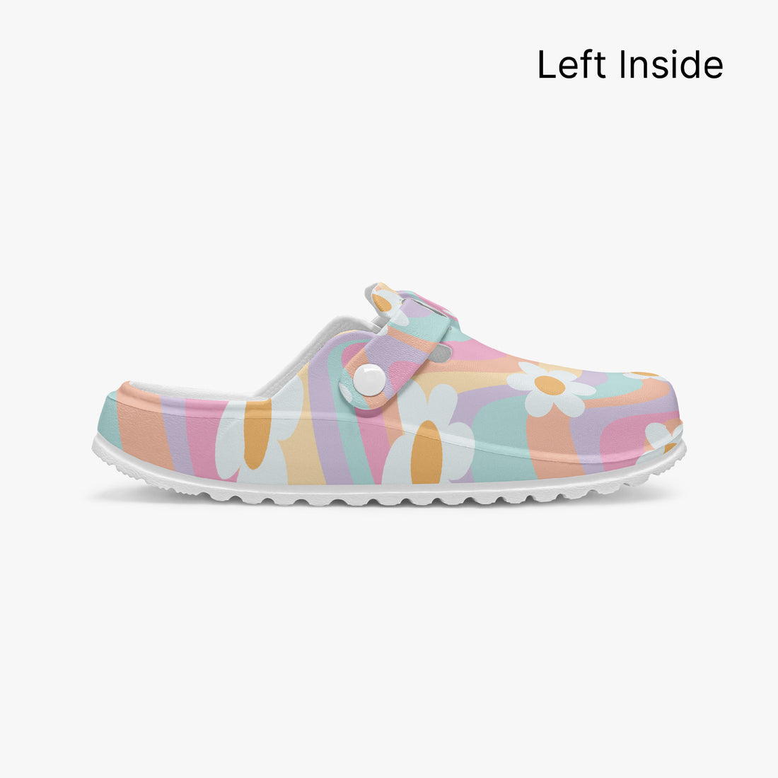 Daisy Floral Multi Coloured EVA Clogs Nurse Work Shoes