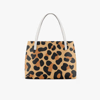 Handbags Leopard Print Classic Brown Shoulder Tote Bag Waterproof Leather