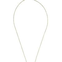 Gold evil-eye pendant necklace with small round blue opalite eye charm