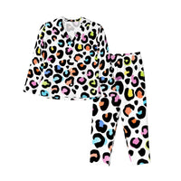 Womens Leopard Print Pyjamas
