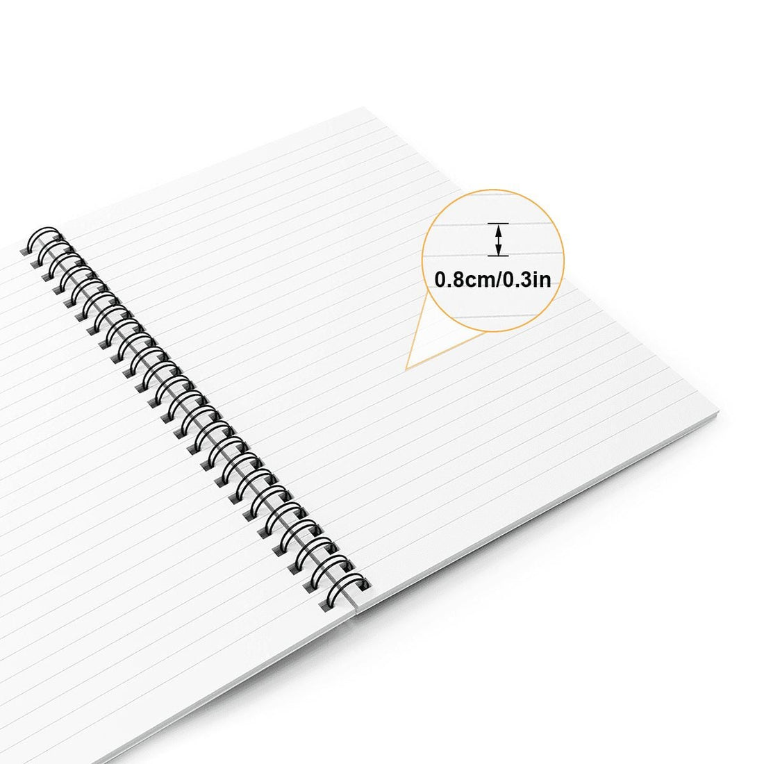 Orange and Pink Funky A5 Spiral Notebook