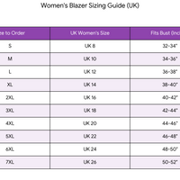 Blue Leopard Print Blazer