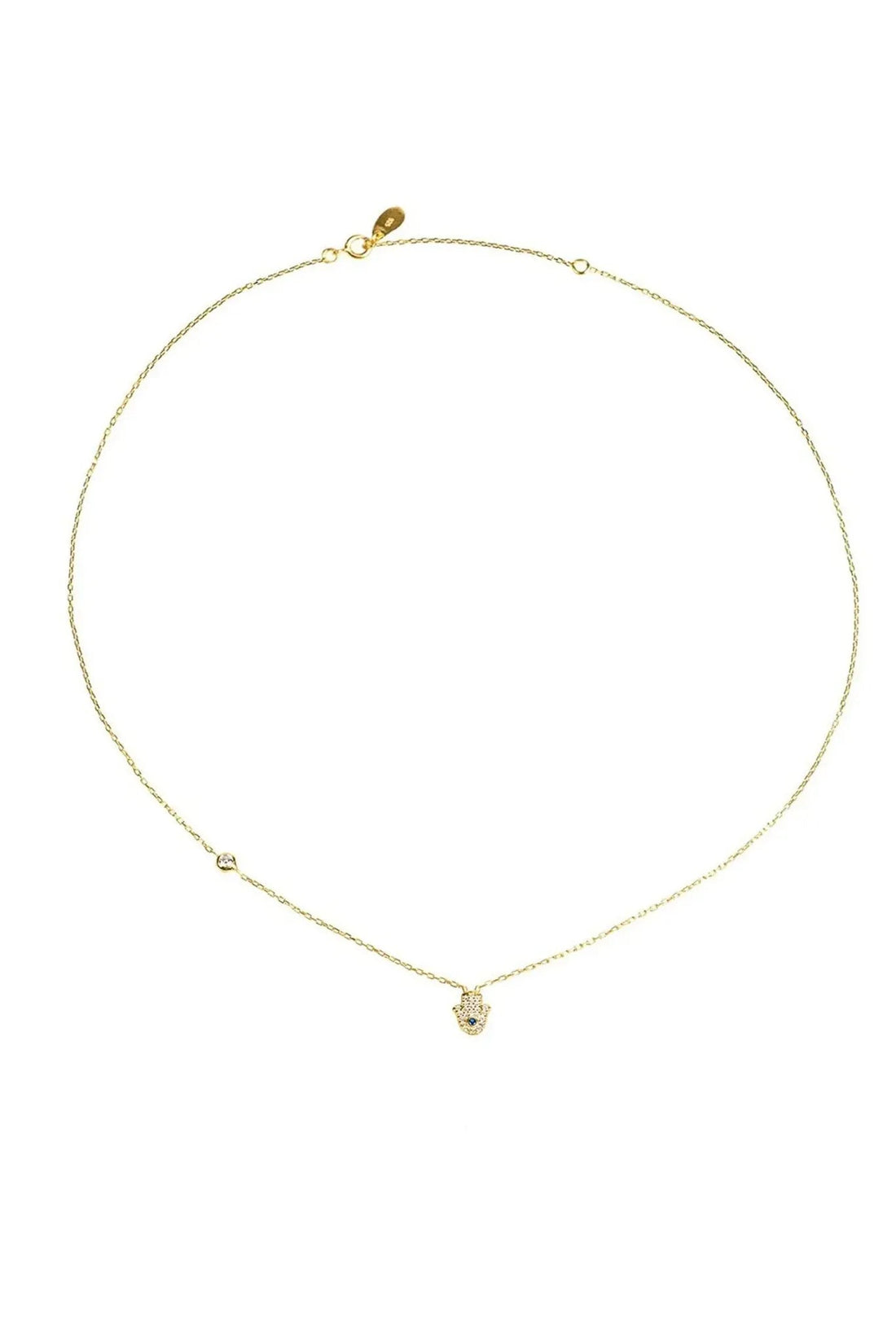 Hamsa Hand Necklace-4