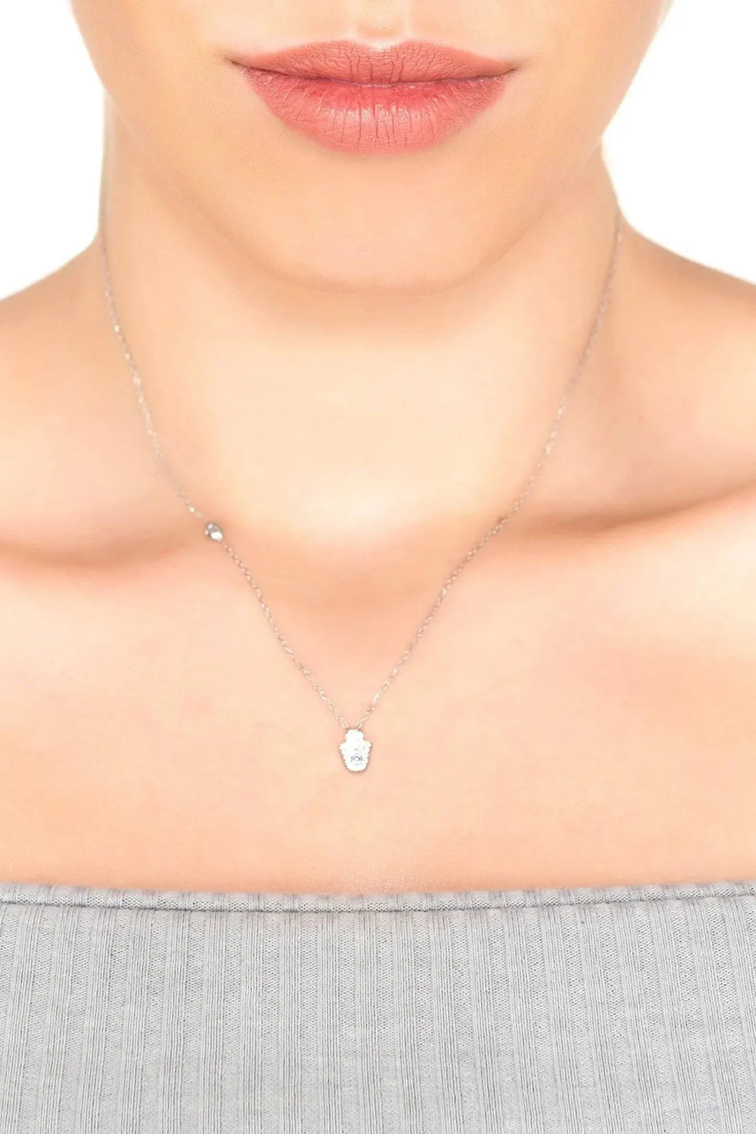 Hamsa Hand Necklace-2