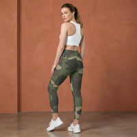 Camo Leggings | Classic Green Camo High-Waisted Pocket Leggings