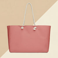 Coral Weekender Canvas Tote Bag