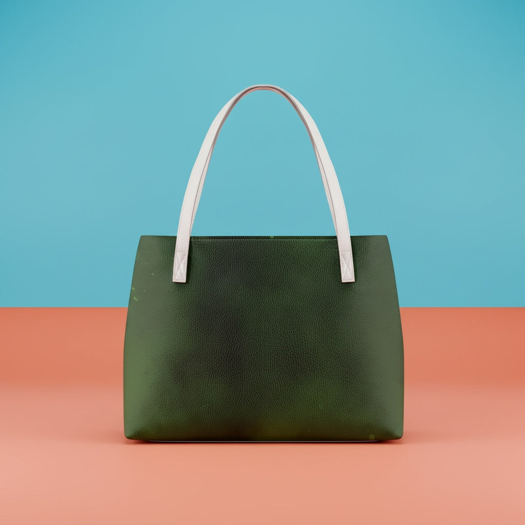 Emerald Green Handbag | Luxurious Gemstone Toned Tote