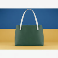 Dark Green Handbag | Sophisticated Forest Tone Tote