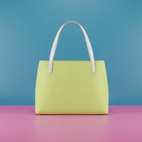Apple Green Handbags | Bright and Cheerful PU Leather Tote