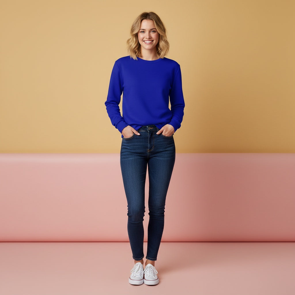 Blue Sweater | Unisex Pullover Sweatshirt