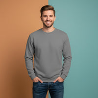Grey Sweater | Unisex Pullover Sweatshirt