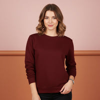 Maroon Sweater | Unisex Pullover Sweatshirt