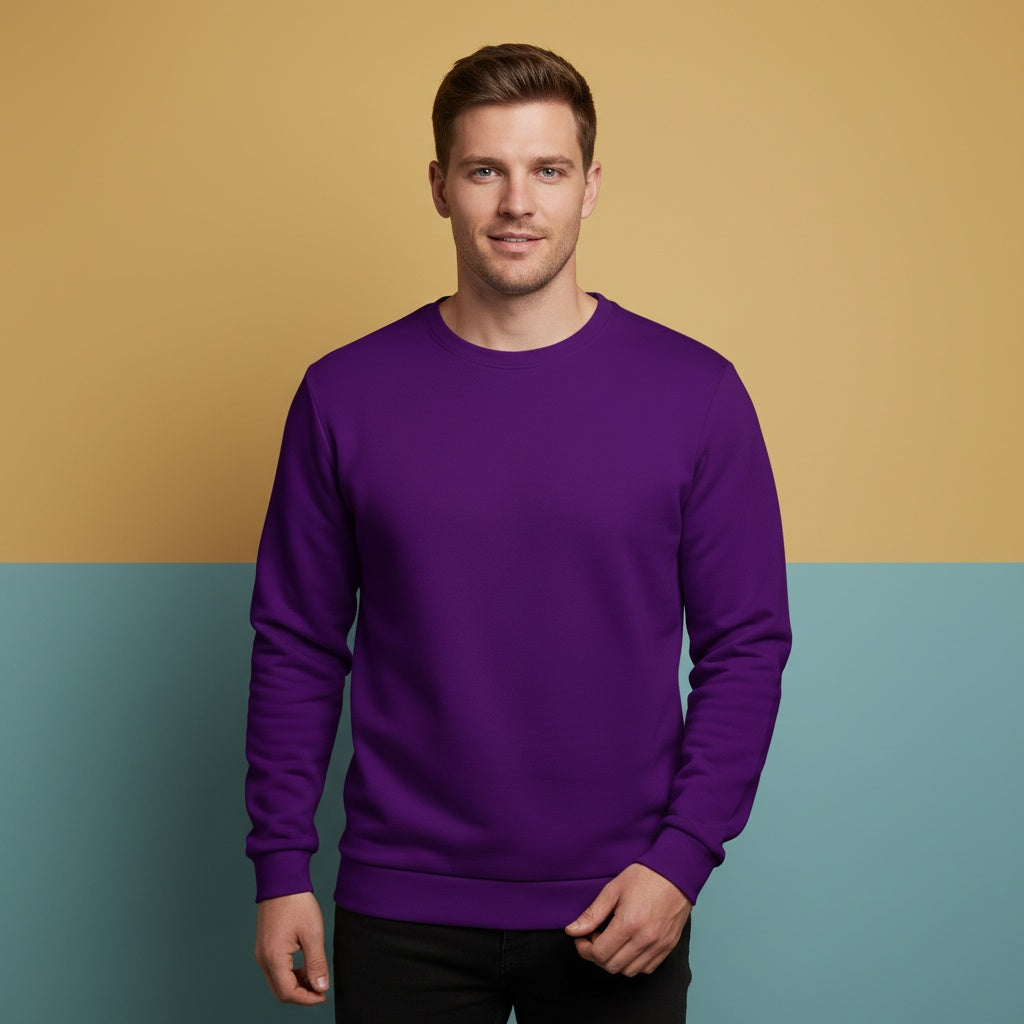 Purple Sweater | Unisex Pullover Sweatshirt