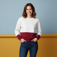 Burgundy Sweater | Unisex Pullover Aesthetic Sweatshirt