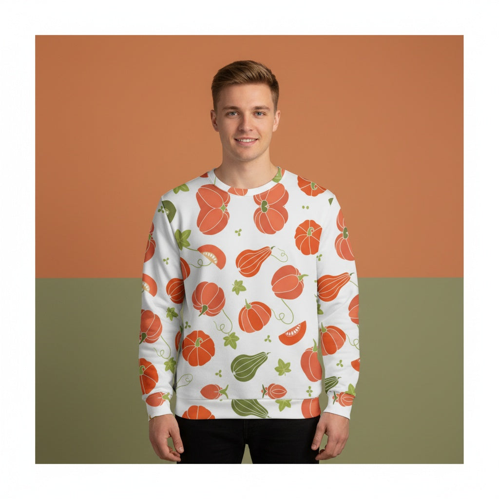 Pumpkin Sweater | Unisex Graphic Pullover Sweatshirt