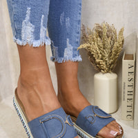 Decorated Platform Sandals
