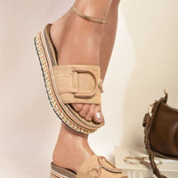 Decorated Platform Sandals