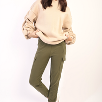 Cargo Pocket Trouser with Drawstring