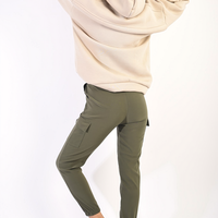 Cargo Pocket Trouser with Drawstring