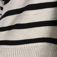 Knitted Striped Long Sleeve Top and  Pants Co-ord Set