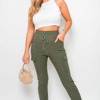 Cargo Pocket Trouser with Drawstring