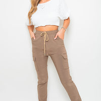 Cargo Pocket Trouser with Drawstring