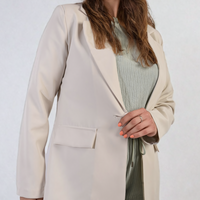 Open Front Oversized Casual Blazer