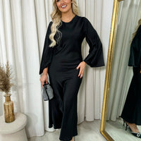 Bell Long Sleeve Maxi Dress