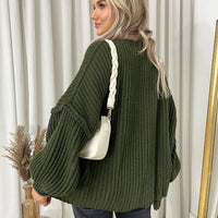 Oversized Chunky Knitted Top