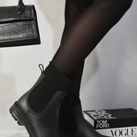 Slip On Platform Ankle Boots