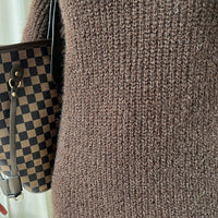 Chunky Roll Neck Knitted Jumper Dress