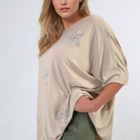 Floral Print Oversized Top