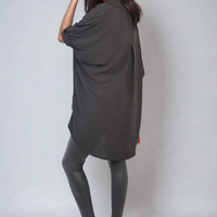 Balloon Sleeve Oversized Top