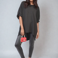 Balloon Sleeve Oversized Top