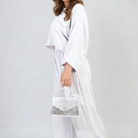 Oversized Long Sleeve Crop Top and Wide Leg Trouser Co-ord Set