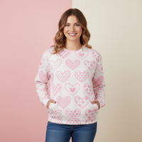 Heart Sweater | Pretty Aesthetic Graphic Unisex Pullover
