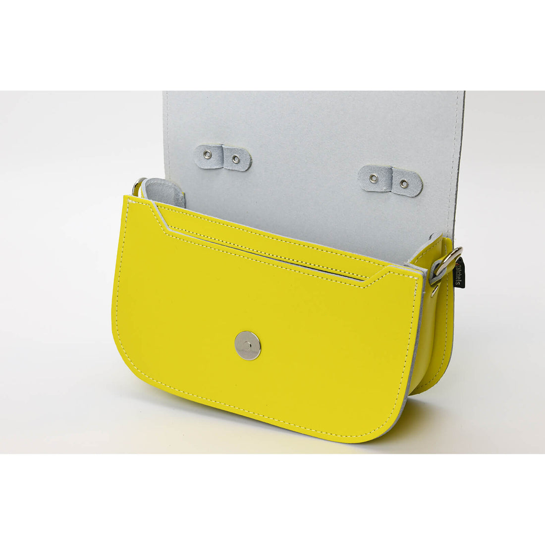 Aura Handmade Leather Bag - Daffodil Yellow-2