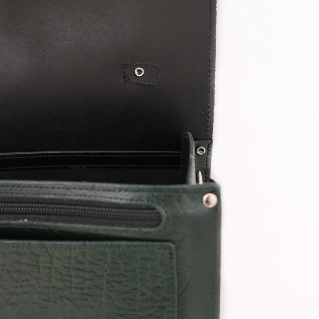 Executive Handmade Leather Sugarcube Grande - British Racing Green-3