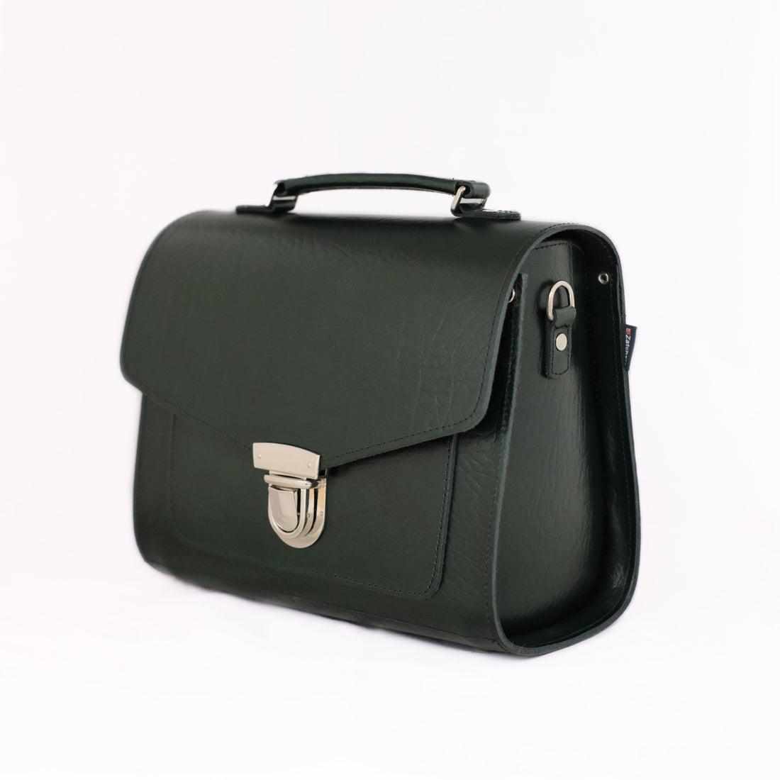 Executive Handmade Leather Sugarcube Grande - British Racing Green-2